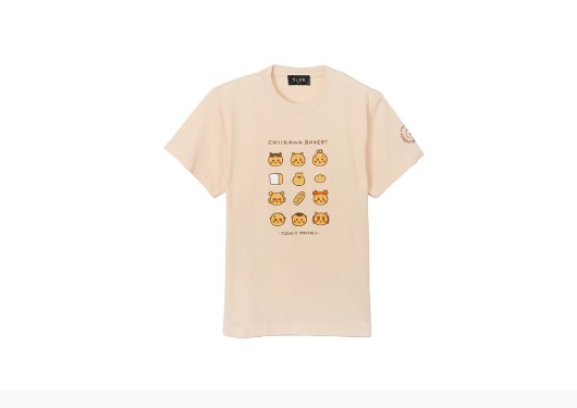 Tシャツ CHIKAWA BAKERY ナチュラル（M/L/XL）